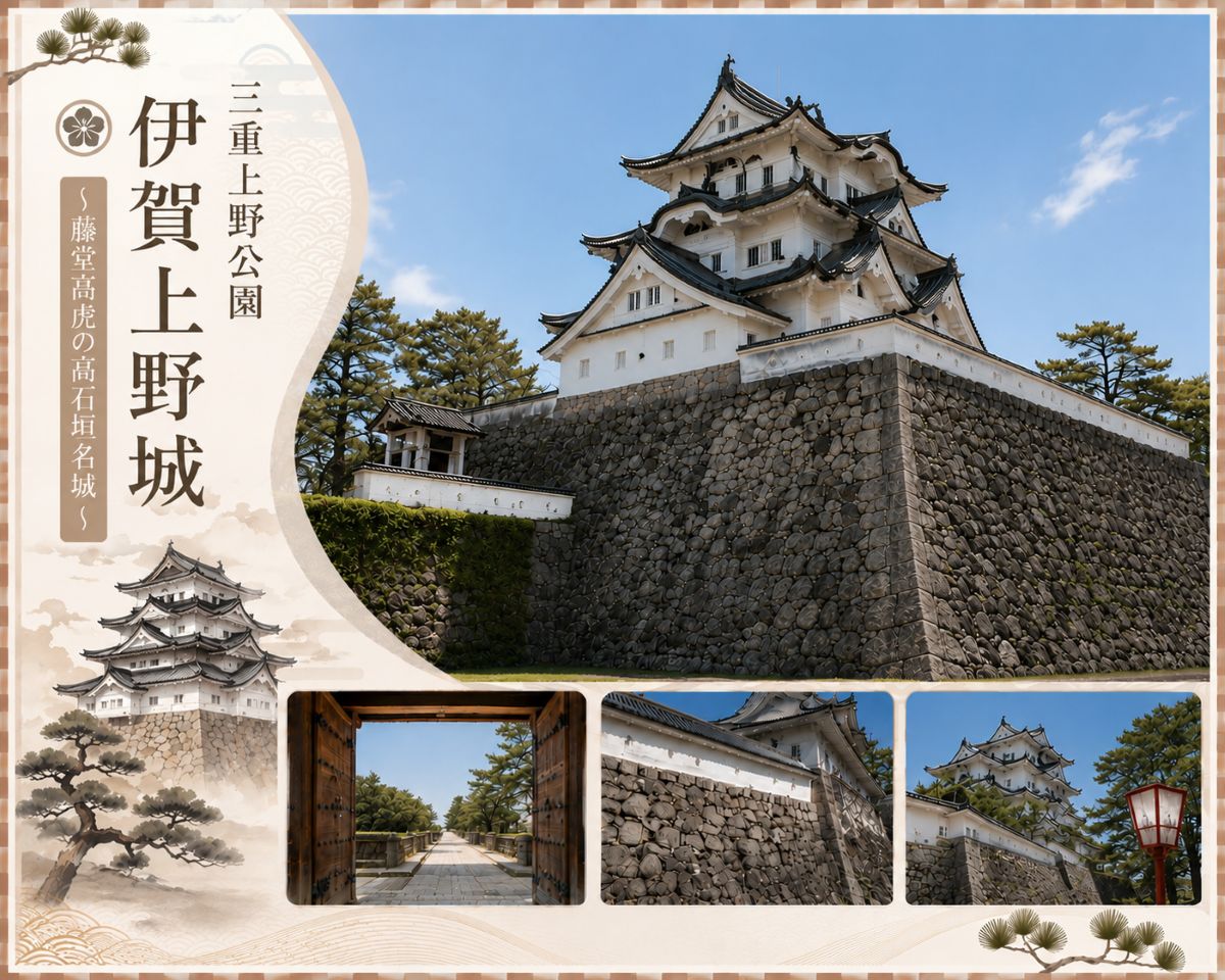 伊賀上野城｜忍者之鄉的名城風華