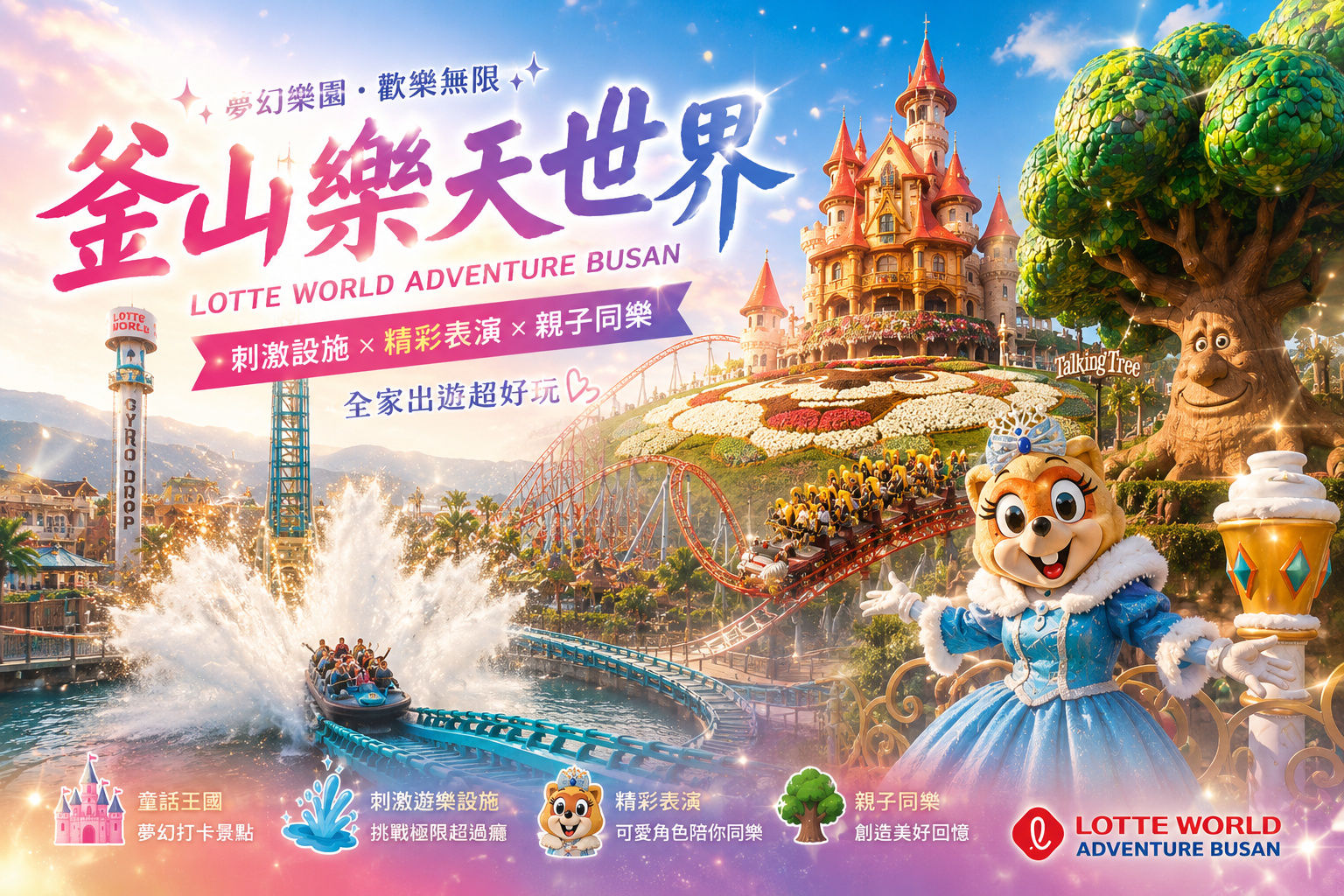 釜山樂天世界 LOTTE WORLD 