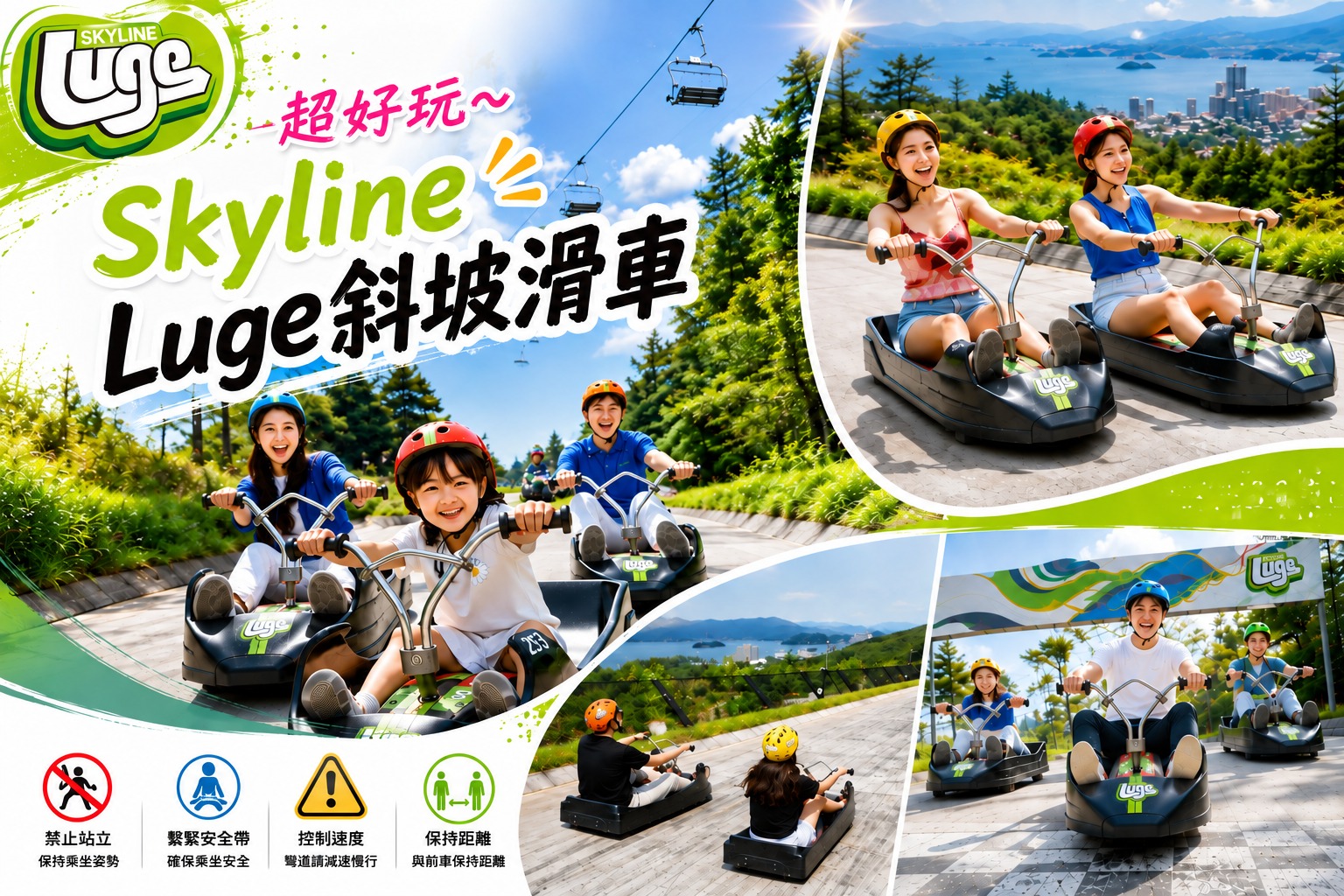 SKY LINE LUGE 斜坡滑車 釜山LUGE